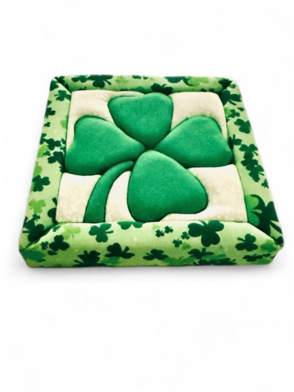 Saint Patrick’s Day Quilted Shamrock Wall Art Decor